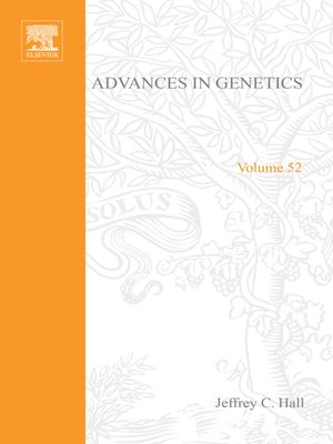 cover image of Advances in Genetics